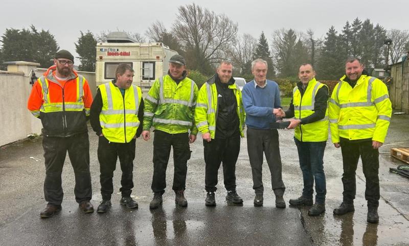 Laois company pays tribute to long serving staff member on retirement