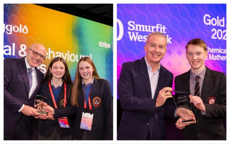 Phenomenal success for Laois students at Young Scientist and Technology Exhibition
