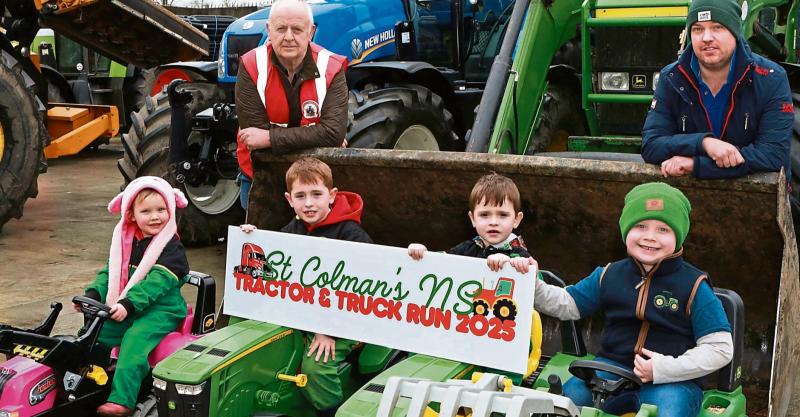 Laois school to host tractor run to raise funds for play area 