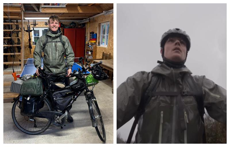 Laois man braves awful weather for 1500km cycle in aid of Portlaoise charity
