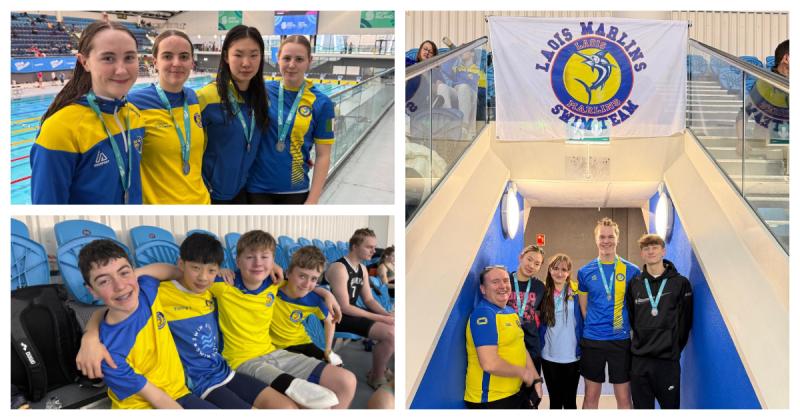 Milestone weekend for Laois swimming club at Leinster championships