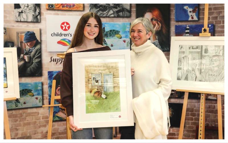 Laois student's exceptional artwork displayed at national exhibition