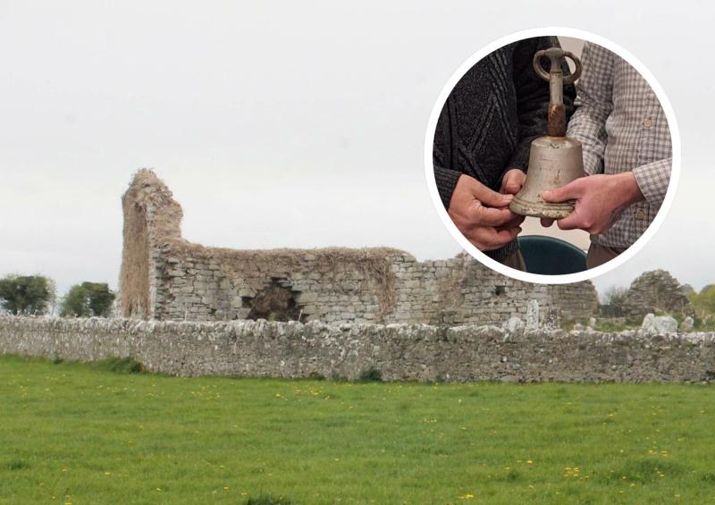 Laois local unearths long lost 18th century bell near ruined Abbeyleix church