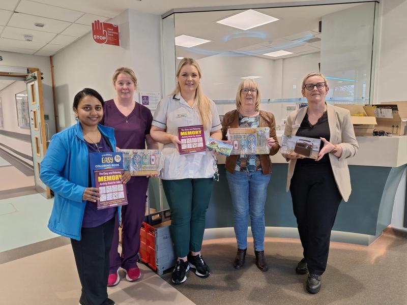 Donation to Portlaoise hospital to help care for dementia patients 