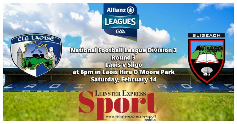 LIVE UPDATES: Laois footballers welcome Sligo to Portlaoise