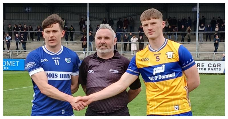 14-man Laois come up short against Clare in a wind-swept thriller in Ennis