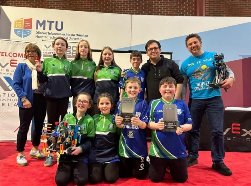 Underdogs! Rural Laois school to represent Ireland in robotics world final in USA