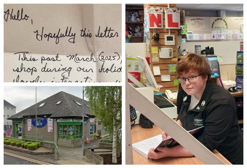 Laois business receives surprising letter from US tourists one year on from their visit