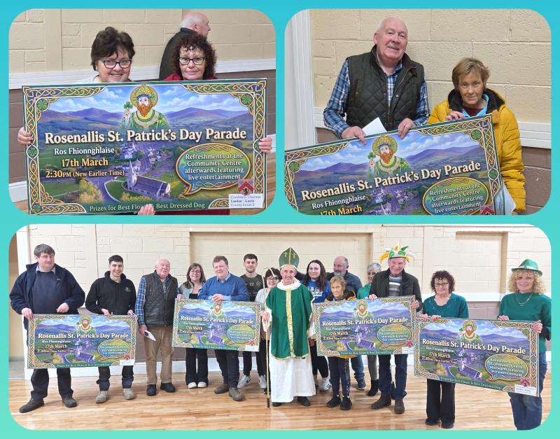 Laois locals celebrate launch of Rosenallis St Patrick's Day parade