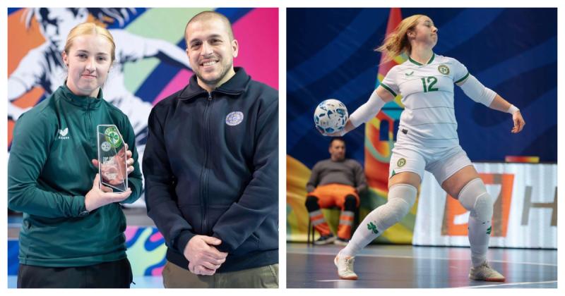 Laois secondary school teacher named top goalkeeper at European Deaf Futsal Championships