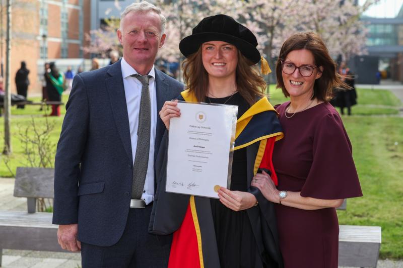 Laois cancer survivor graduates with PhD