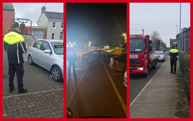 Multiple uninsured vehicles seized in Laois in garda station crackdown