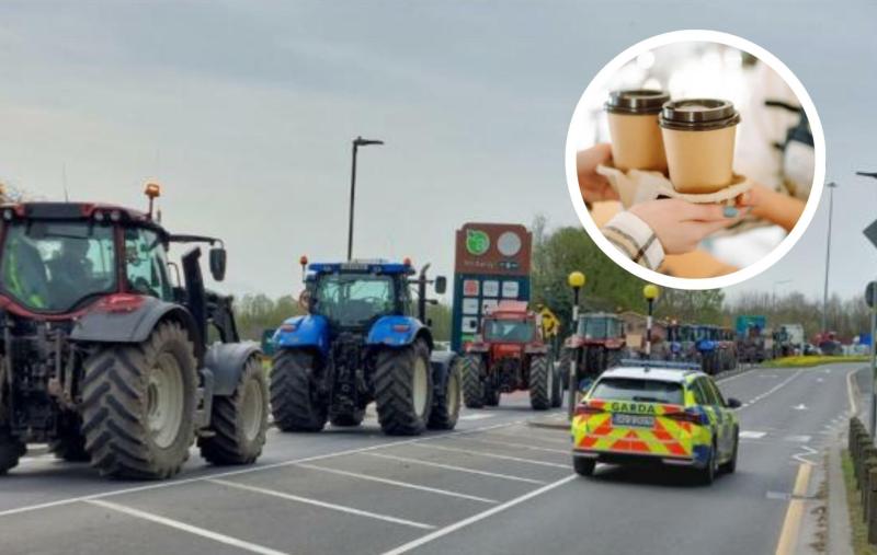 WATCH: Show of unity in Laois as business rallies behind Portlaoise fuel protesters