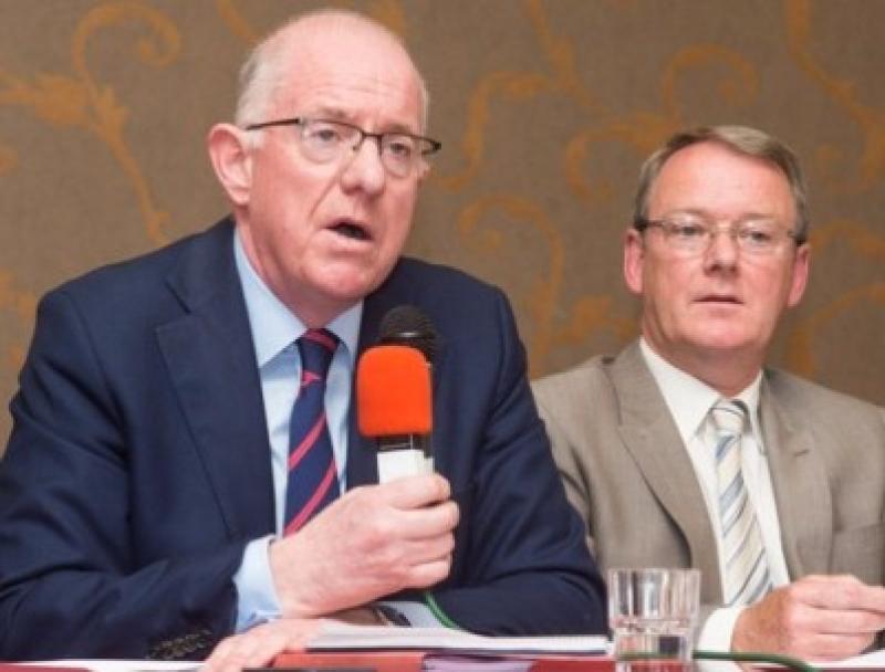  Minister Charlie Flanagan and Brian Stanley T.D. Photo Denis Byrne.