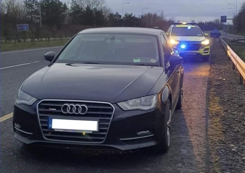 Drunk driver of stolen Audi arrested by Laois Gardai