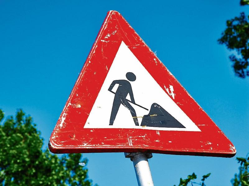 Roadworks kick off at two busy Portlaoise town centre locations