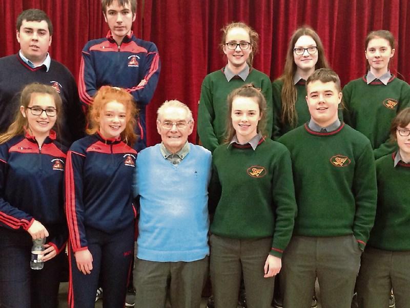 Holocaust survivor urges 'never again' in visit to Laois school