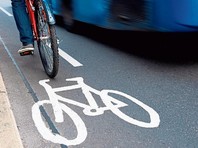 Bollards requested to stop parents blocking cycle lanes at Portlaoise schools