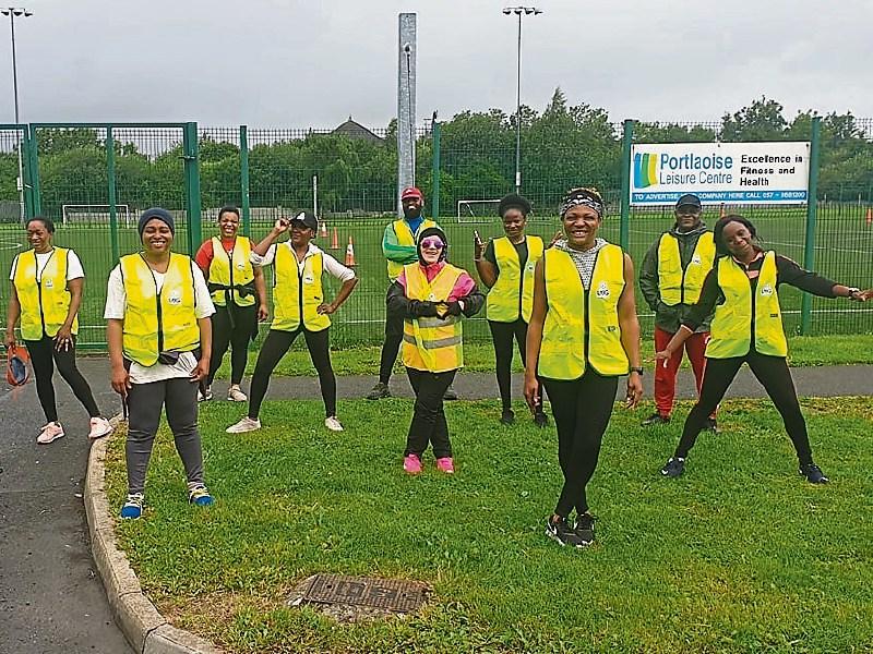 Laois African walking group gather pace in Portlaoise