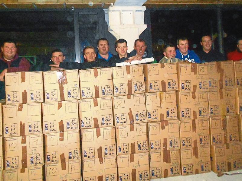 Over 5,000 Team Hope shoeboxes sent from Laois