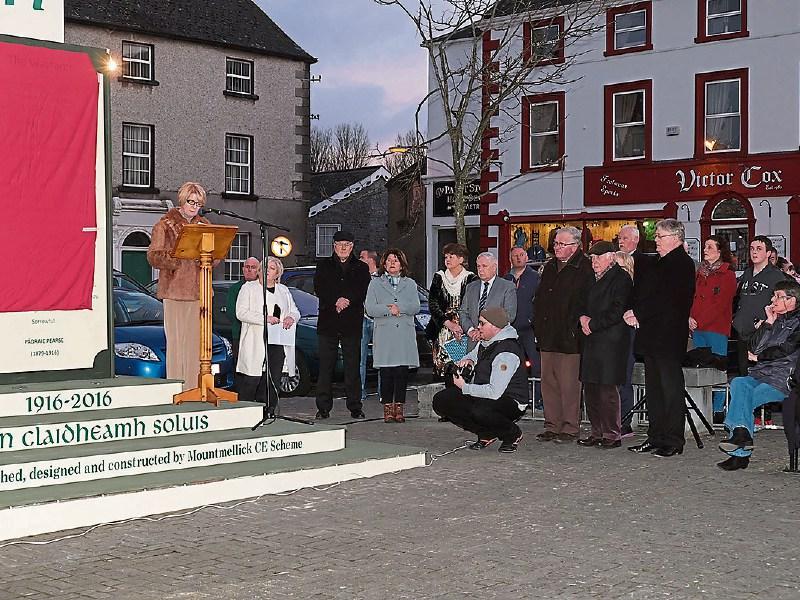 Mountmellick CE Scheme unveil 1916 commemorative monument