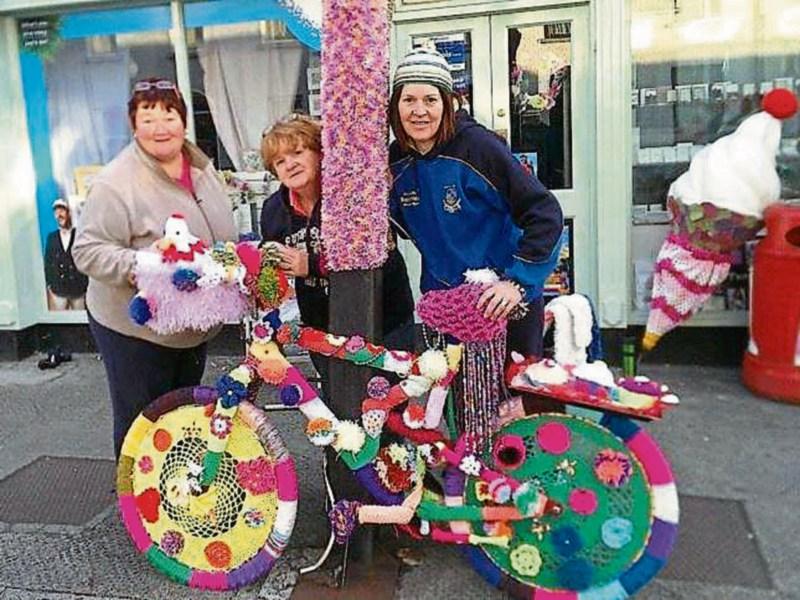 Mountmellick yarn bombers 'blooming'