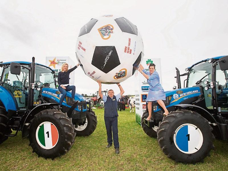 Ireland's first 'Know Heart Failure Now' Tractor Football at the Ploughing
