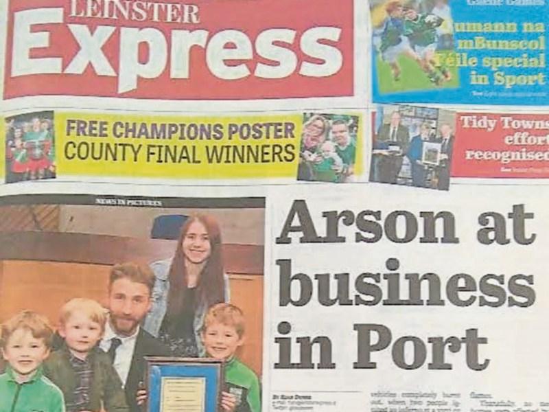 In today's Leinster Express Laois Live