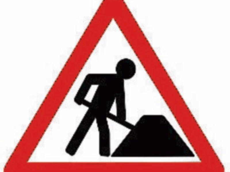 Traffic roadworks this week in Portlaoise town centre