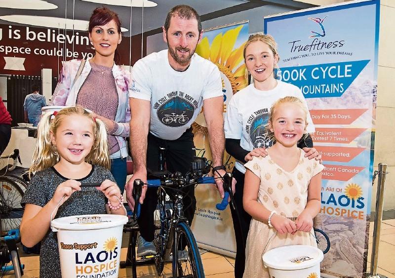 John Bolton at the launch of his Rocky Mountain cycle for Laois Hospice
