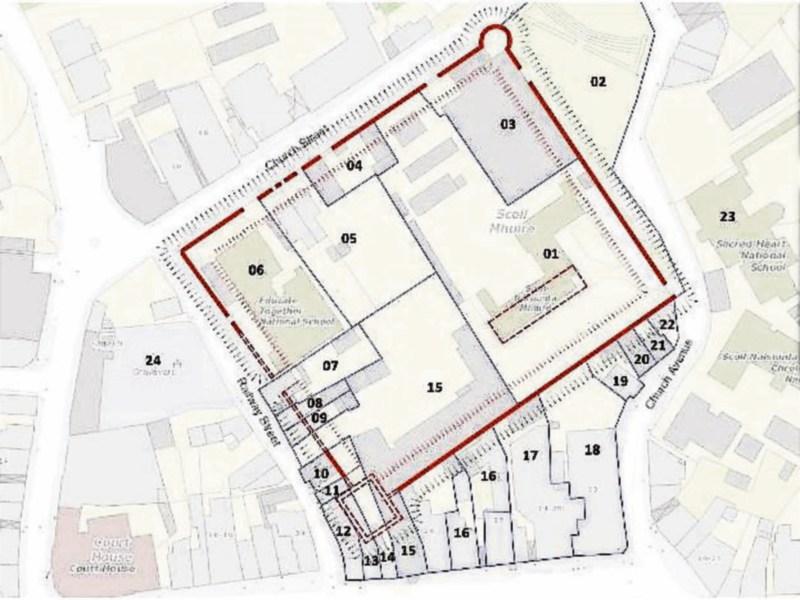 Historic fort walls discovered intact in Portlaoise hotel