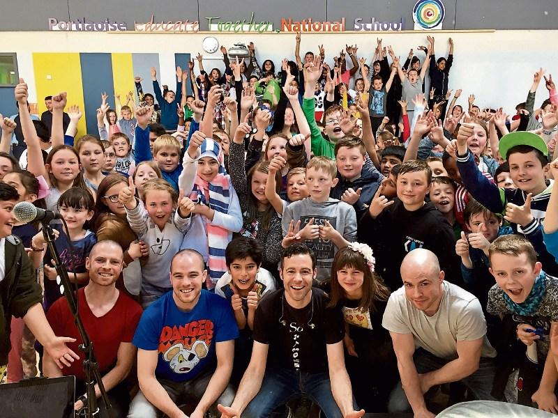 Transmitter rocks for good causes at Portlaoise schools