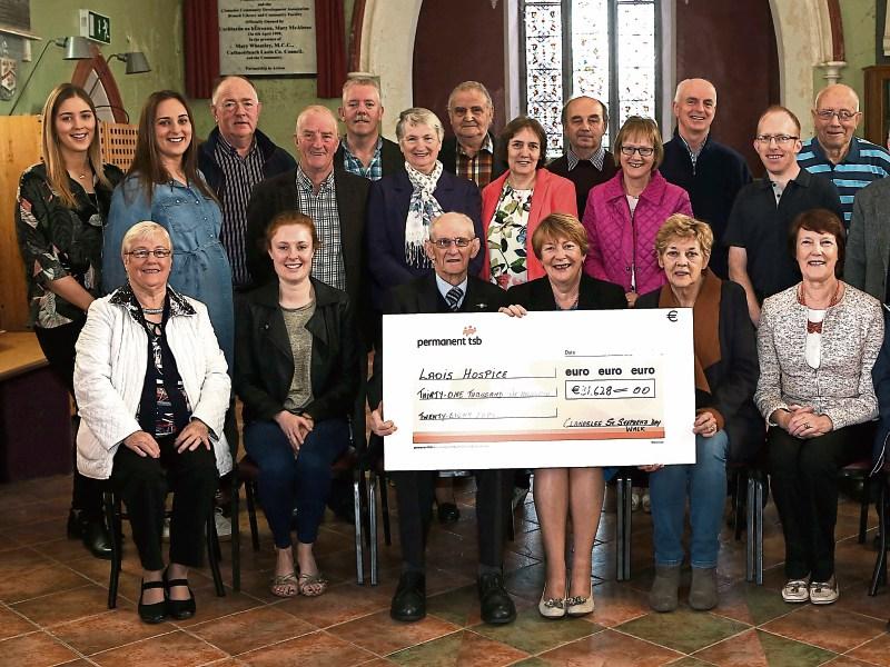 Clonaslee walks toward the &euro;1 million mark for hospice