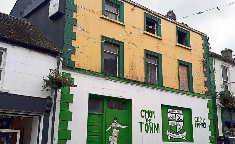 The former County Hotel on Main Street, Portlaoise