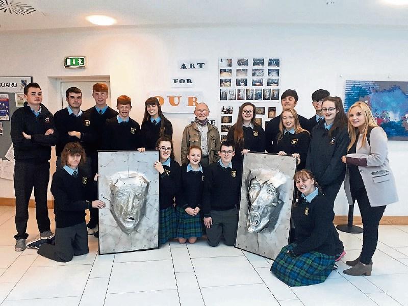 Stunning sculptures by Clonaslee TYs and artist Tom Joyce