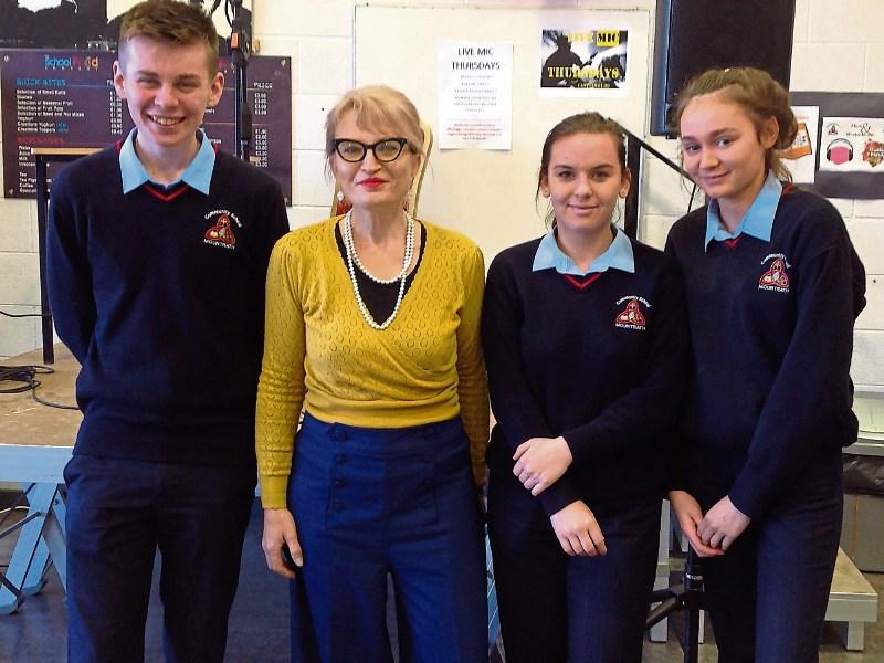 Poet Helen Ivory visits Mountrath Community School