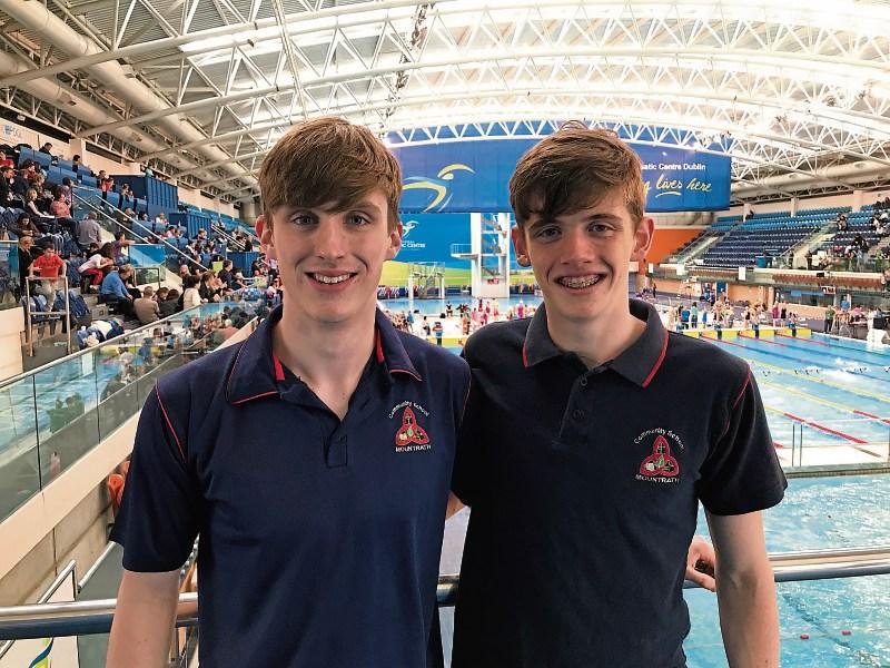 Medals and glory for Mountrath CS swimmers Christopher Carew and Ryan Flynn