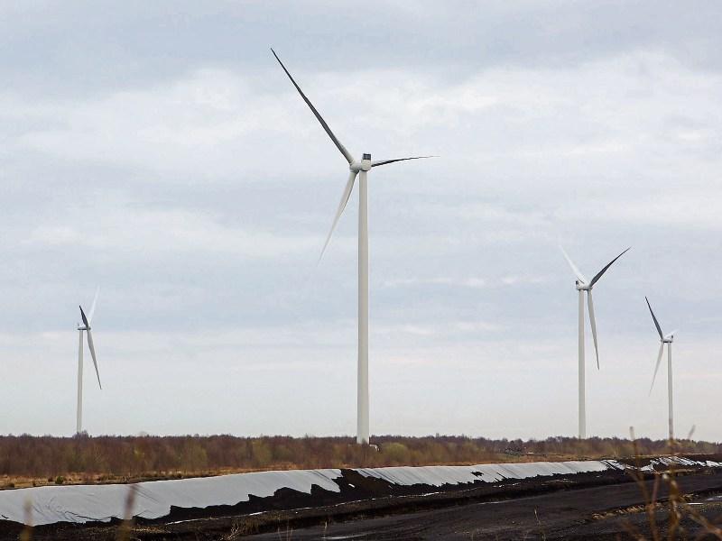 Wind farm at Mount Lucas Offaly