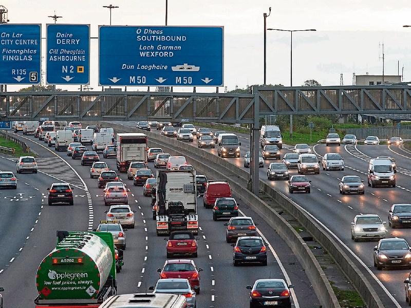 M50 Traffic Delay for Kildare drivers at Northbound Junction 13