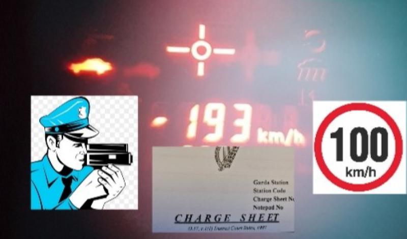 Kildare gardaí arrest motorist travelling at 193km/h in a 100km/h zone