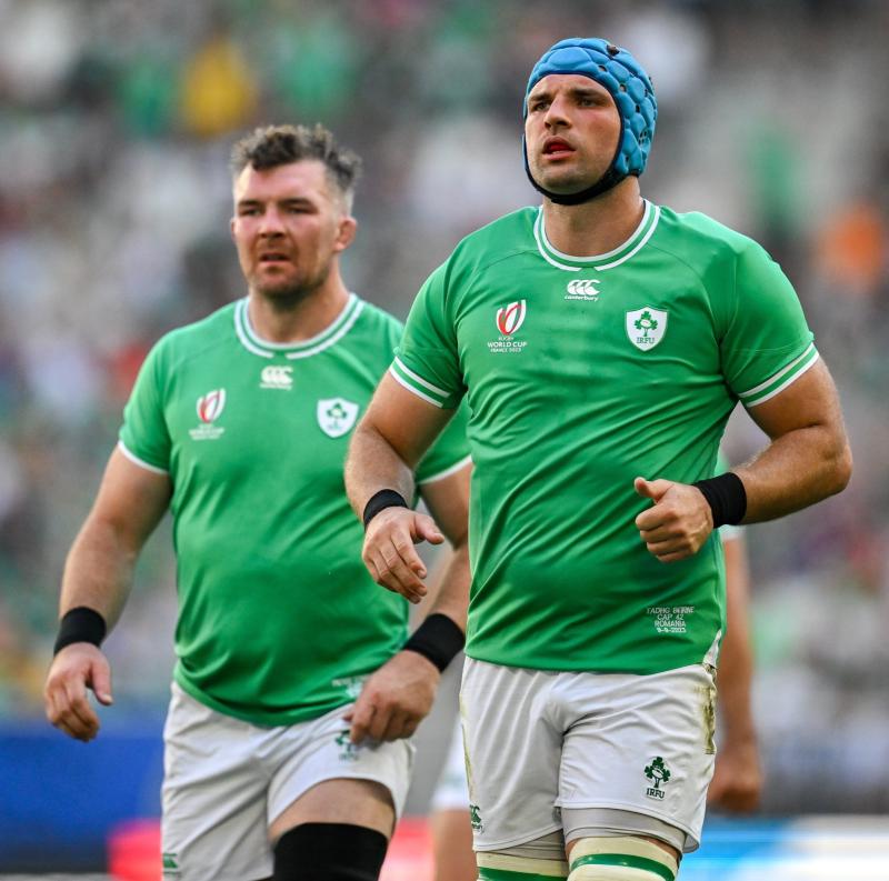 Ireland team to face South Africa in Rugby World Cup announced