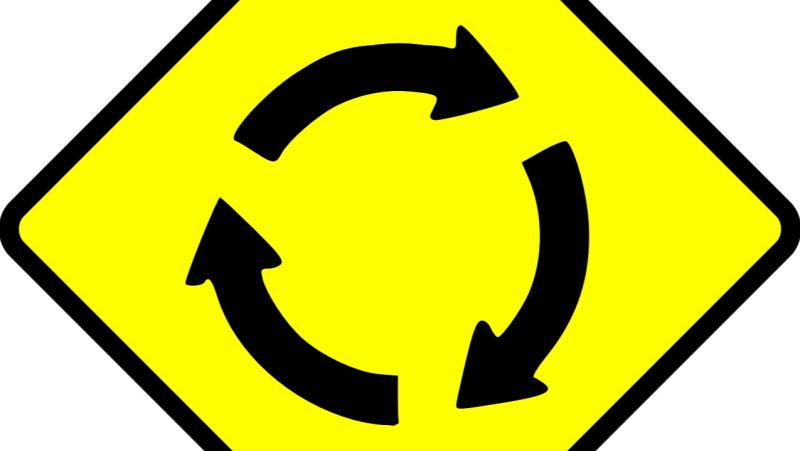 Laois roundabout too small for lorries, tractors and buses