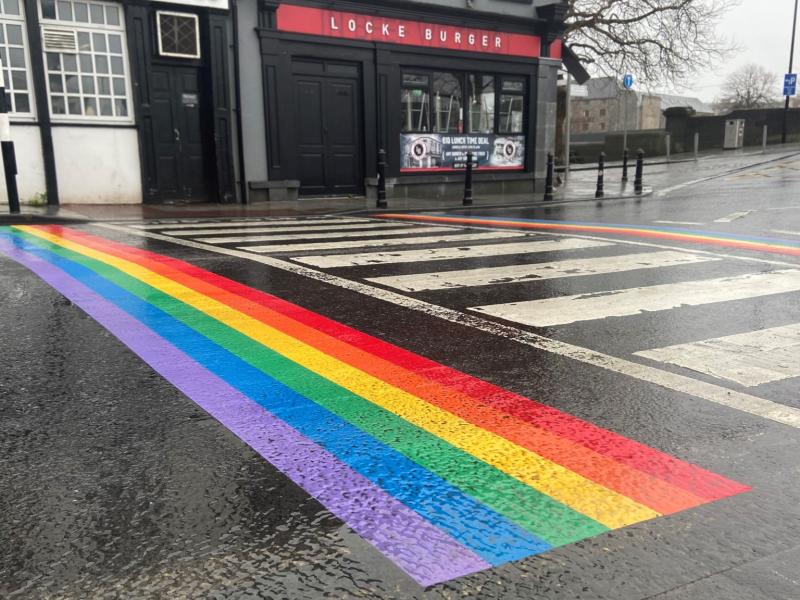 Laois to get its first Rainbow Pride pedestrian crossing