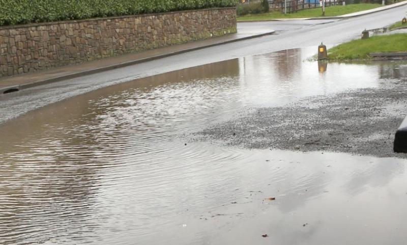 Road flooding Laois house and business