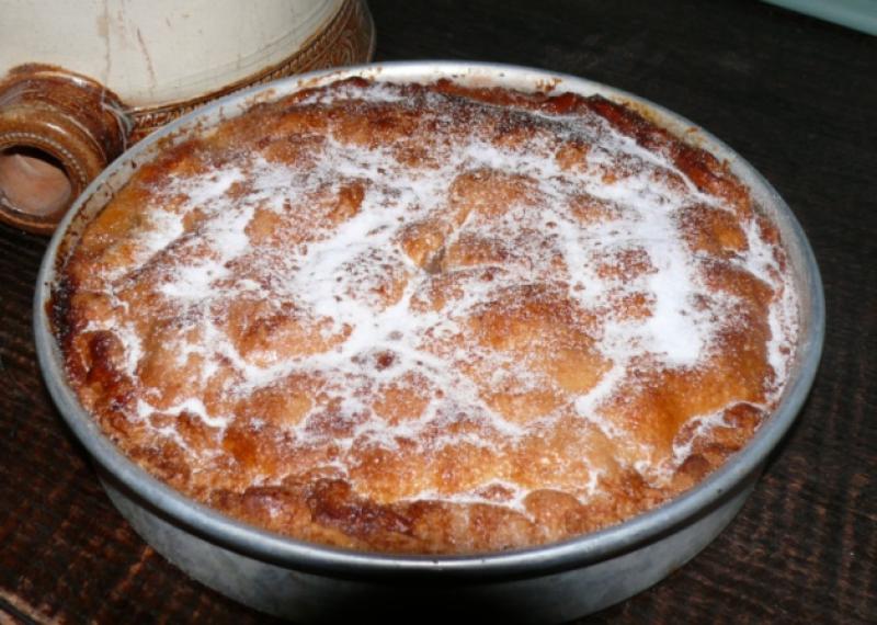 Imelda Tynan's deep filled rhubarb pie