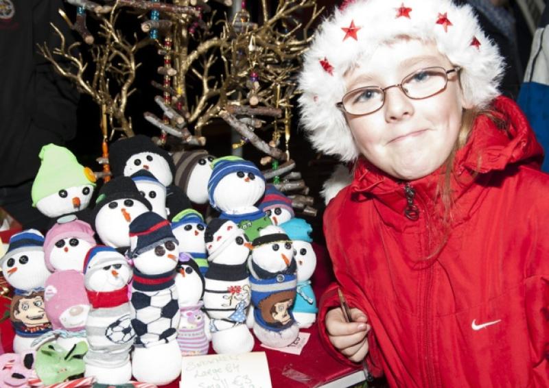 Having fun at the Portlaois Christmas Fair was Claire Maher.Photo Denis Byrne.