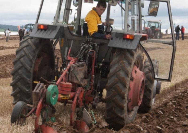 David Lalor ploughing for Laois at the National ploughing championships at Ratheniska.Picture: Alf Harvey/HRPhoto.ie