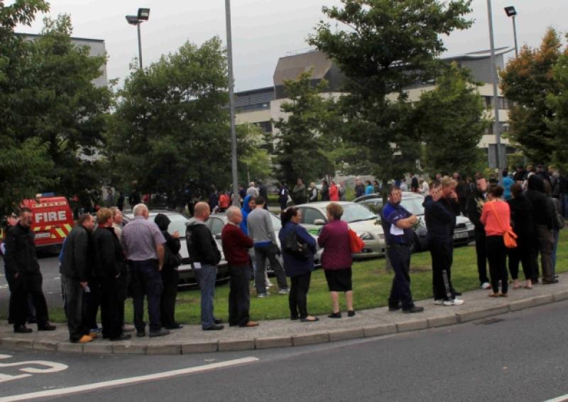 Hundreds queue outside tax offce Laois Live