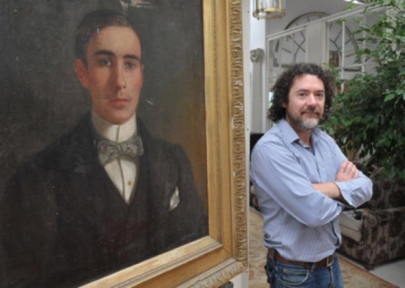Proprietor of the Store Yard, Portlaoise, David Keane pictured relaxing in his Award winning premises last week.                         Photo Kevin Byrne