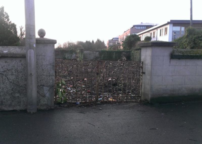 The cleared site beside St Fintan's in Portlaoise, planned by the HSE for an addiction treatment centre.